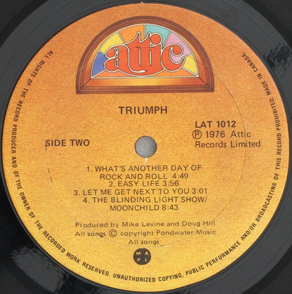 Triumph (2) : Triumph (LP, Album, RE)