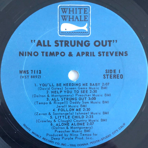 Nino & April* : All Strung Out (LP, Album)