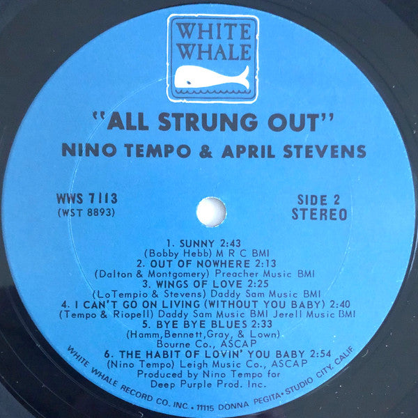 Nino & April* : All Strung Out (LP, Album)