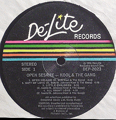 Kool & The Gang : Open Sesame (LP, Album, Fol)