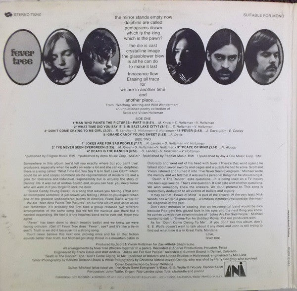 Fever Tree : Another Time, Another Place (LP, Album, Glo)