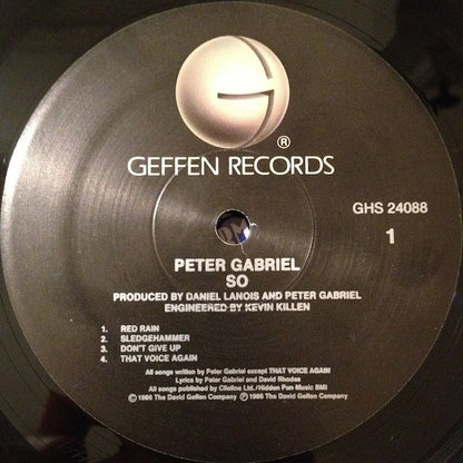 Peter Gabriel : So (LP, Album, Spe)