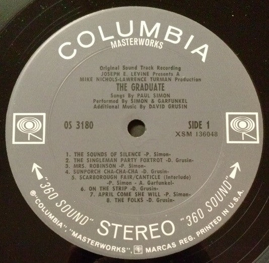 Simon & Garfunkel, David Grusin* : The Graduate (Original Sound Track Recording) (LP, Album, Pit)