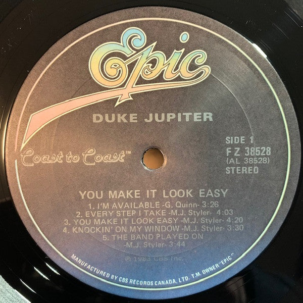 Duke Jupiter : You Make It Look Easy (LP, Album)