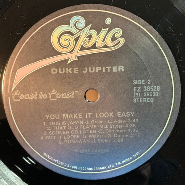Duke Jupiter : You Make It Look Easy (LP, Album)