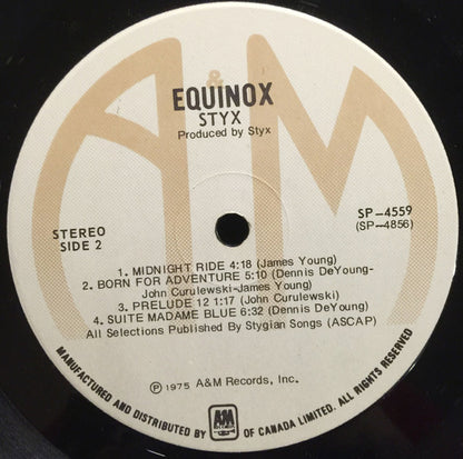 Styx : Equinox (LP, Album)