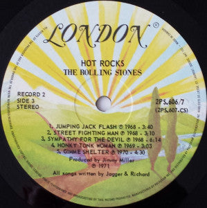 The Rolling Stones : Hot Rocks 1964-1971 (2xLP, Comp, RE, Gat)