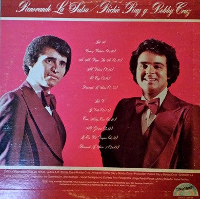 Richie Ray Y Bobby Cruz* : Renovando La Salsa (LP, Album)