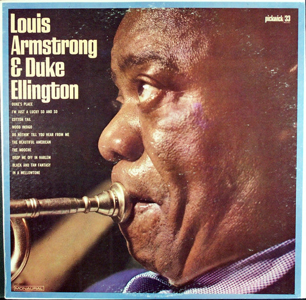Louis Armstrong & Duke Ellington : Louis Armstrong & Duke Ellington (LP, Album, Mono, RE)
