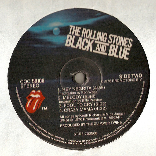 The Rolling Stones : Black And Blue (LP, Album, Gat)