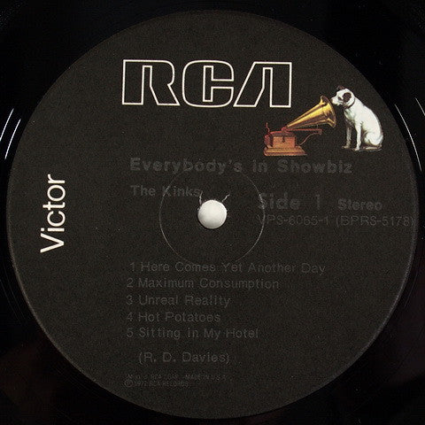 The Kinks : Everybody's In Showbiz (2xLP, Album, RE)
