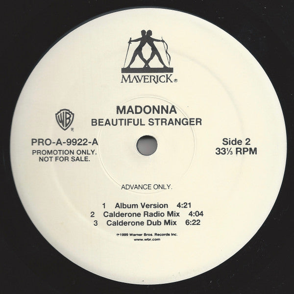 Madonna : Beautiful Stranger (12", Promo)