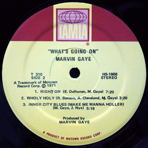 Marvin Gaye : What's Going On (LP, Album, RE, Sup)