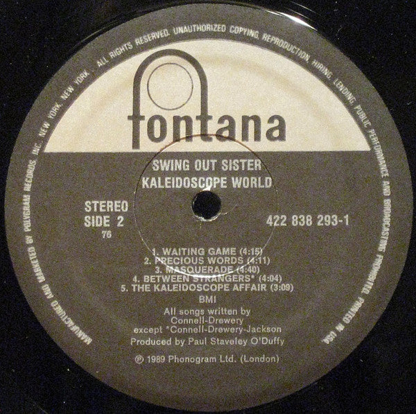 Swing Out Sister : Kaleidoscope World (LP, Album)