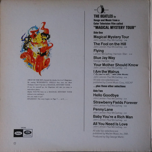 The Beatles : Magical Mystery Tour (LP, Album, RE, Win)