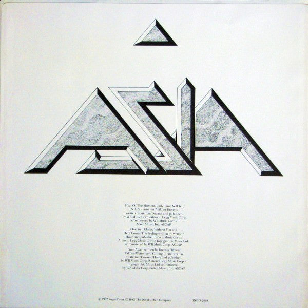 Asia (2) : Asia (LP, Album, Qua)
