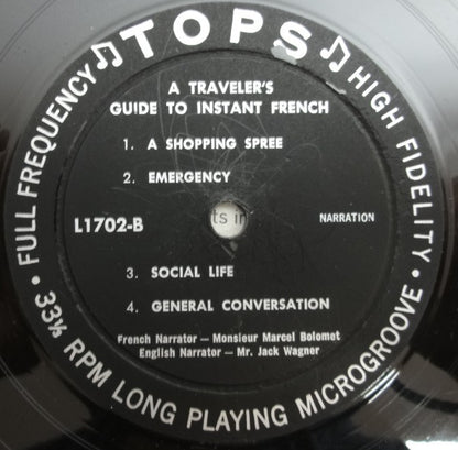 No Artist : A Traveler's Guide To Instant French (LP, Album)