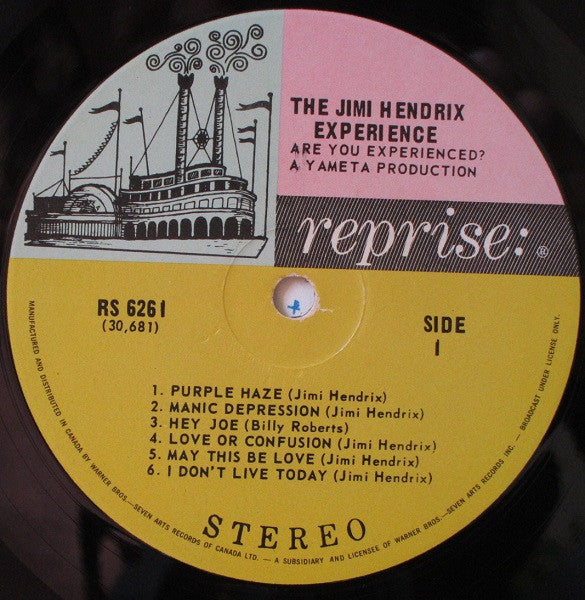 The Jimi Hendrix Experience : Are You Experienced (LP, Album, RE)