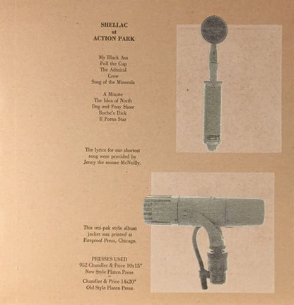 Shellac : At Action Park (LP, Album, RE, 180)