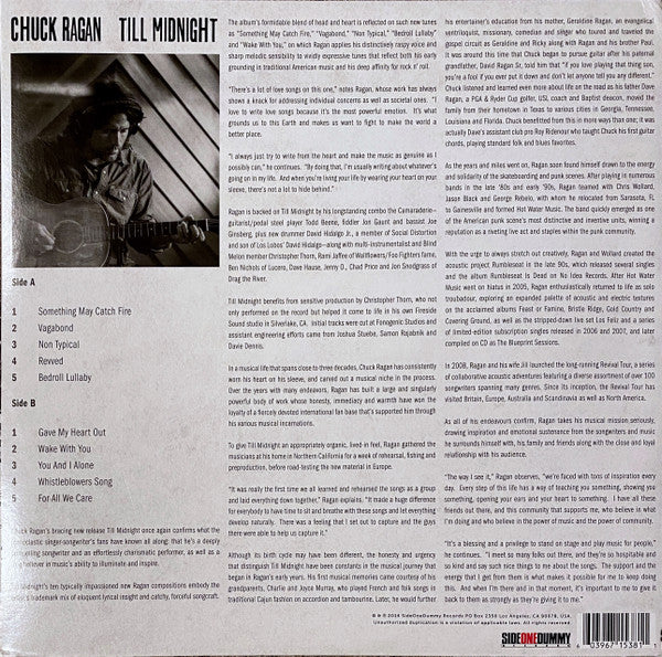 Chuck Ragan : Till Midnight (LP, Album)