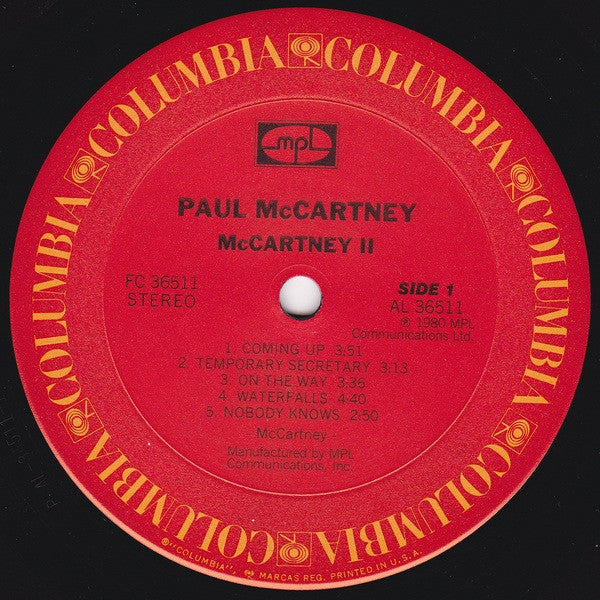 Paul McCartney : McCartney II (LP, Album, Pit + 7", S/Sided, Single, Promo)