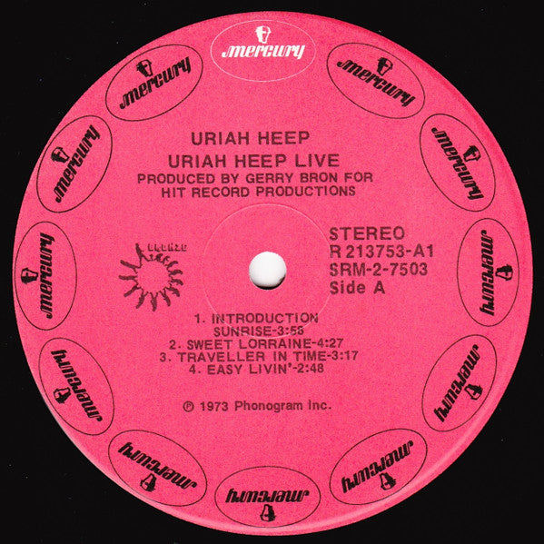 Uriah Heep : Uriah Heep Live (2xLP, Album, Club, RCA)