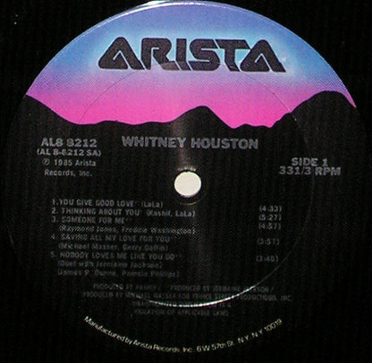 Whitney Houston : Whitney Houston (LP, Album, Club, CRC)