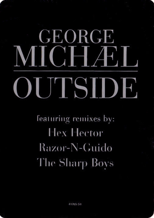 George Michael : Outside (12", Promo)