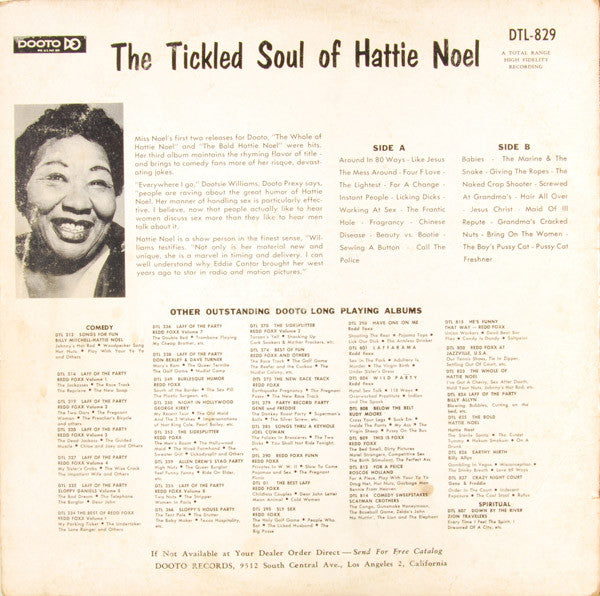Hattie Noel : The Tickled Soul Of Hattie Noel (LP)