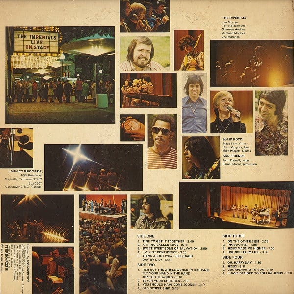Imperials With… Solid Rock (7) : Live (2xLP, Album, Gat)