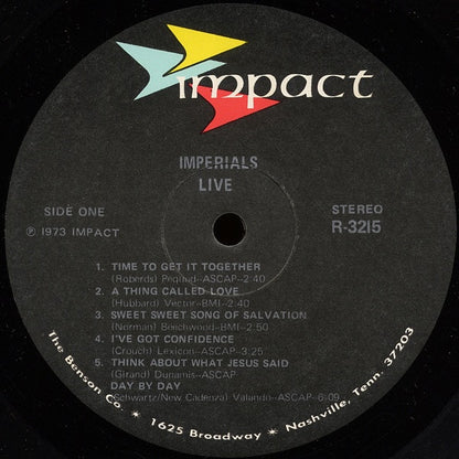 Imperials With… Solid Rock (7) : Live (2xLP, Album, Gat)