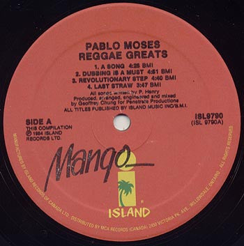 Pablo Moses : Reggae Greats (LP, Comp)