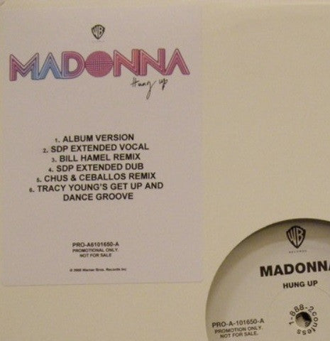 Madonna : Hung Up (2x12", Promo)