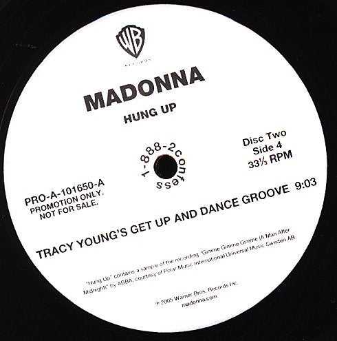 Madonna : Hung Up (2x12", Promo)