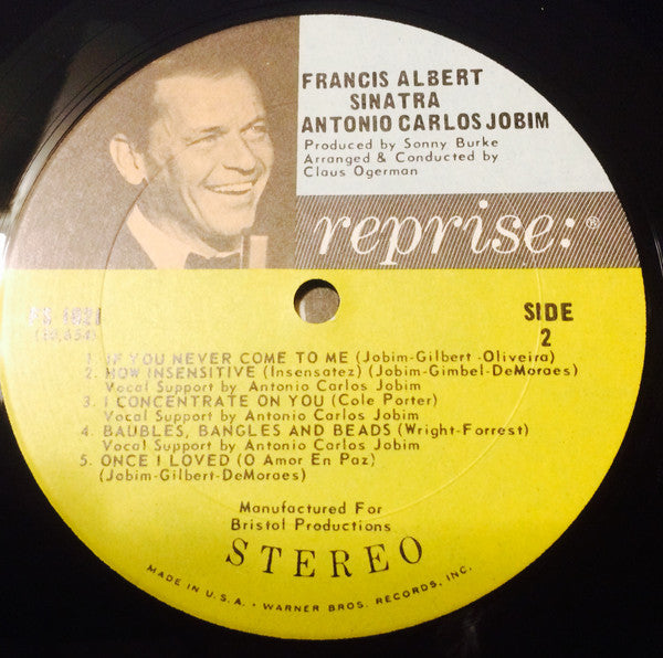 Francis Albert Sinatra* & Antonio Carlos Jobim : Francis Albert Sinatra & Antonio Carlos Jobim (LP, Album)