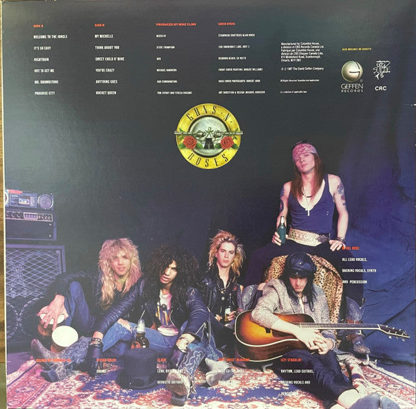 Guns N' Roses : Appetite For Destruction (LP, Album, Club)