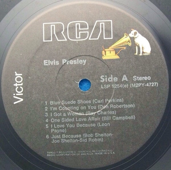 Elvis Presley : Elvis Presley (LP, Album, RE, Bla)