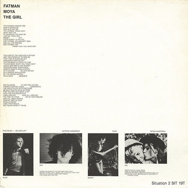 The Southern Death Cult : Moya (12", Single, RE, RP)