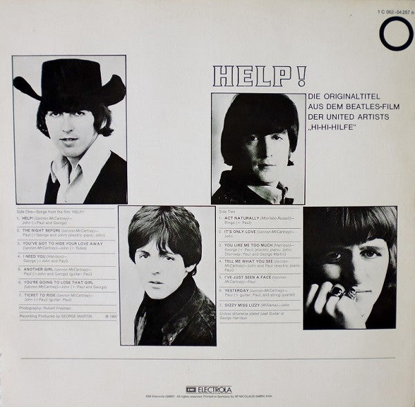 The Beatles : Help! (LP, Album, RE)