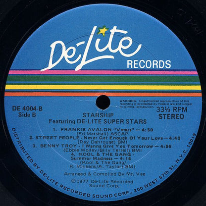 Various : Starship (The De-Lite Superstars) (2xLP, Comp)