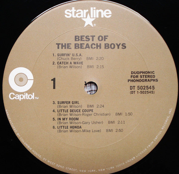 The Beach Boys : Best Of The Beach Boys (LP, Comp, Mono, Club, RE)