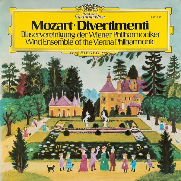 Wolfgang Amadeus Mozart - Bläservereinigung Der Wiener Philharmoniker : Divertimenti (LP)