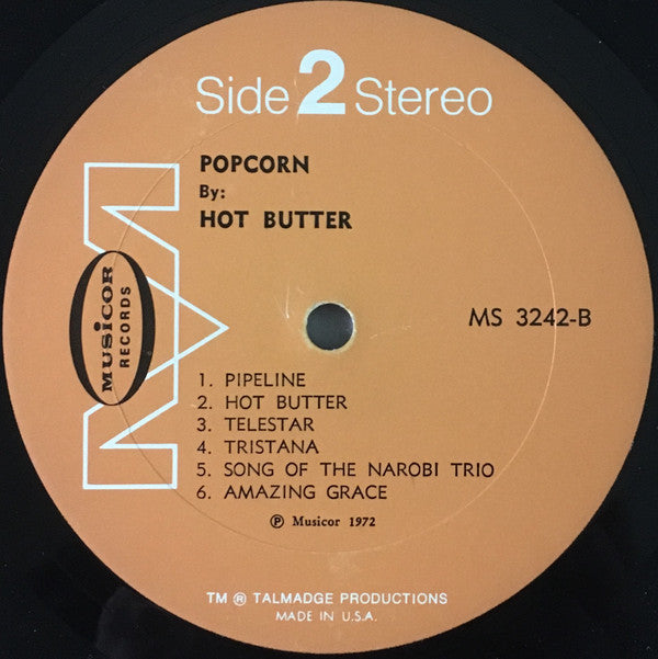 Hot Butter : Popcorn (LP, Album, Gim)