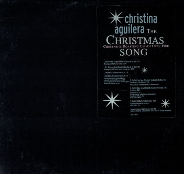 Christina Aguilera : The Christmas Song (Chestnuts Roasting On An Open Fire) (12", Promo, Red)