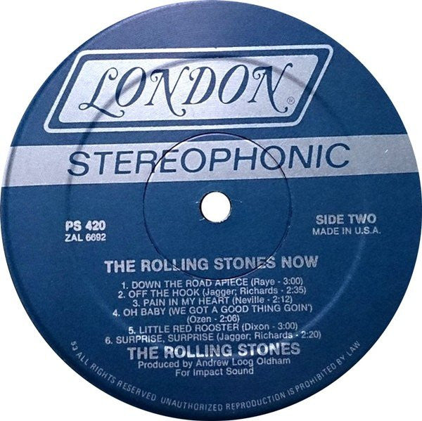 The Rolling Stones : The Rolling Stones, Now! (LP, Album, RE, Hau)