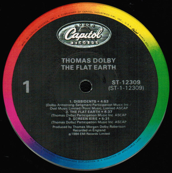 Thomas Dolby : The Flat Earth (LP, Album, Win)