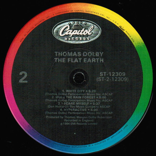 Thomas Dolby : The Flat Earth (LP, Album, Win)