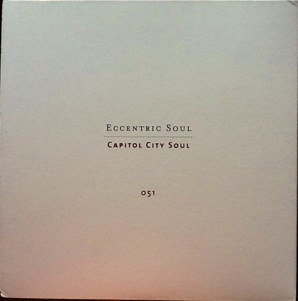Various : Eccentric Soul: Capitol City Soul (2xLP, Comp)