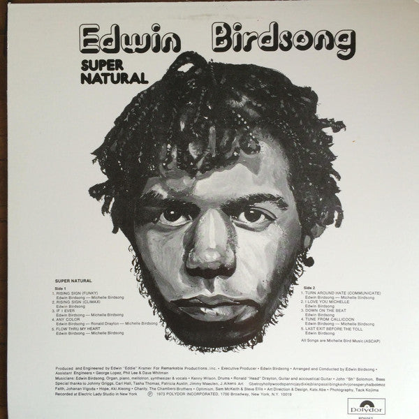 Edwin Birdsong : Super Natural (LP, Album, RE, Rai)