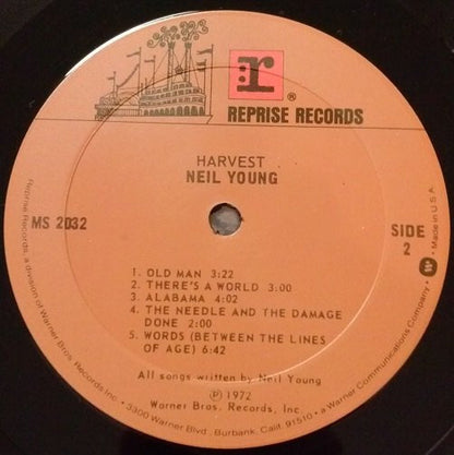 Neil Young : Harvest (LP, Album, RP)